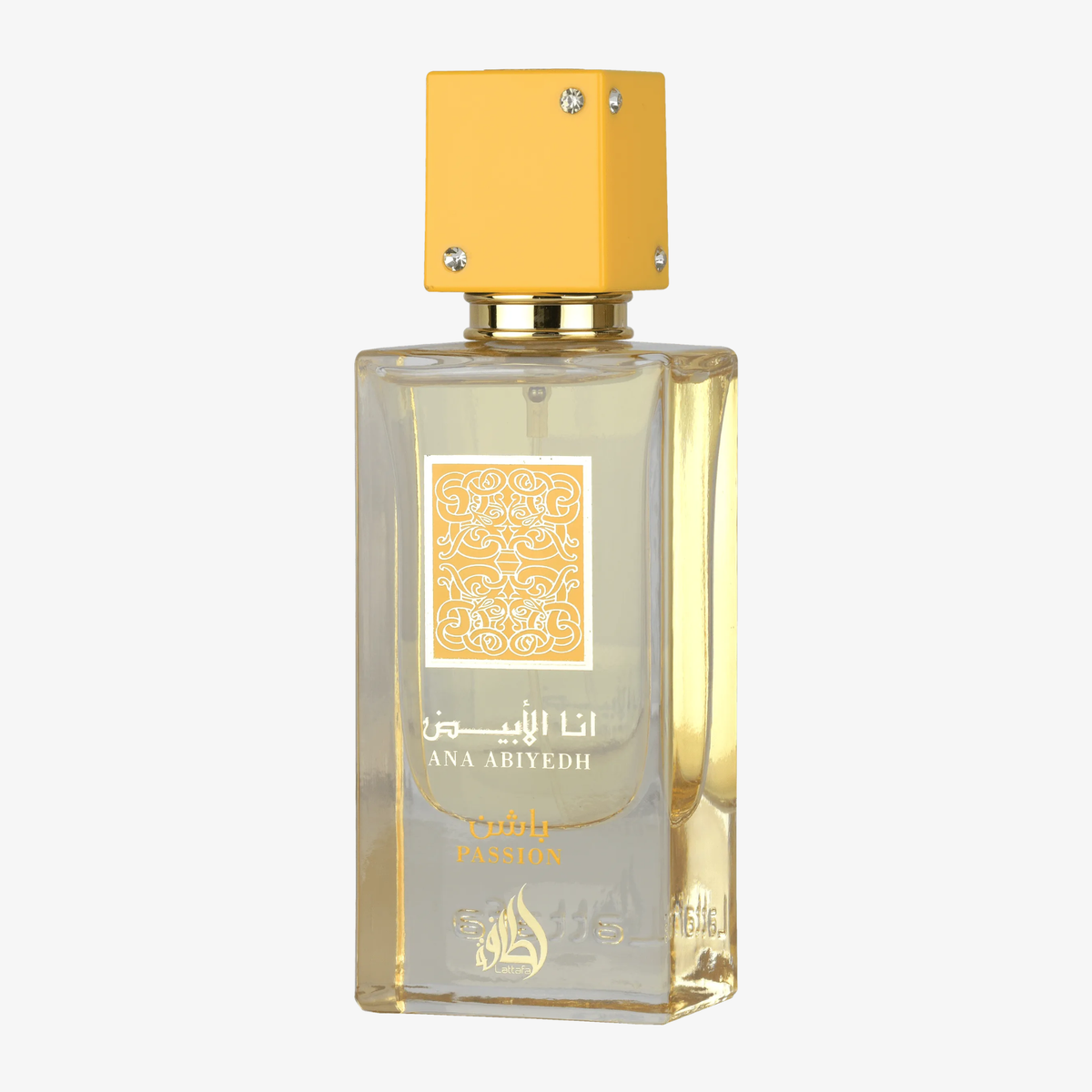 Ana Abiyedh Passion by Lattafa perfume bottle