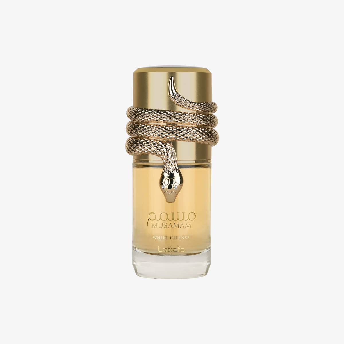Musamam White Intense by Lattafa perfume bottle