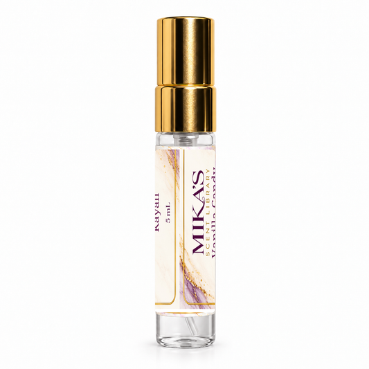 Mika’s Scent Library 5 mL decant of Vanilla Candy Rock Sugar 42 by Kayali